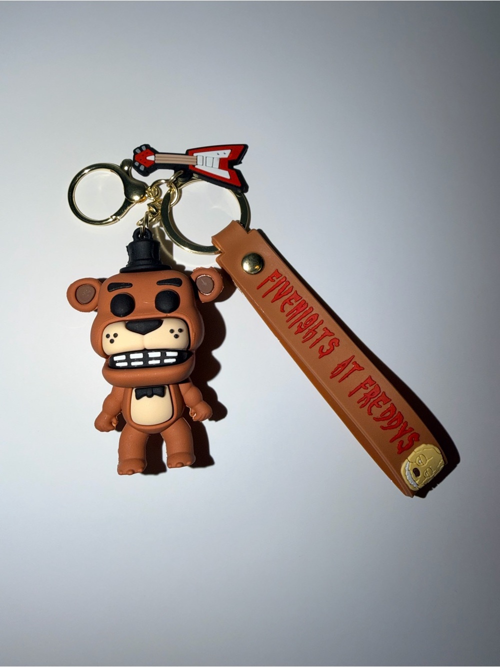 Five Nights at Freddy's Freddy Bear Keychain - Brown